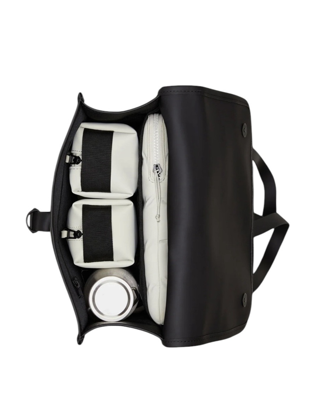 NWT Rains Waterproof Backpack Black - Picture 6 of 15